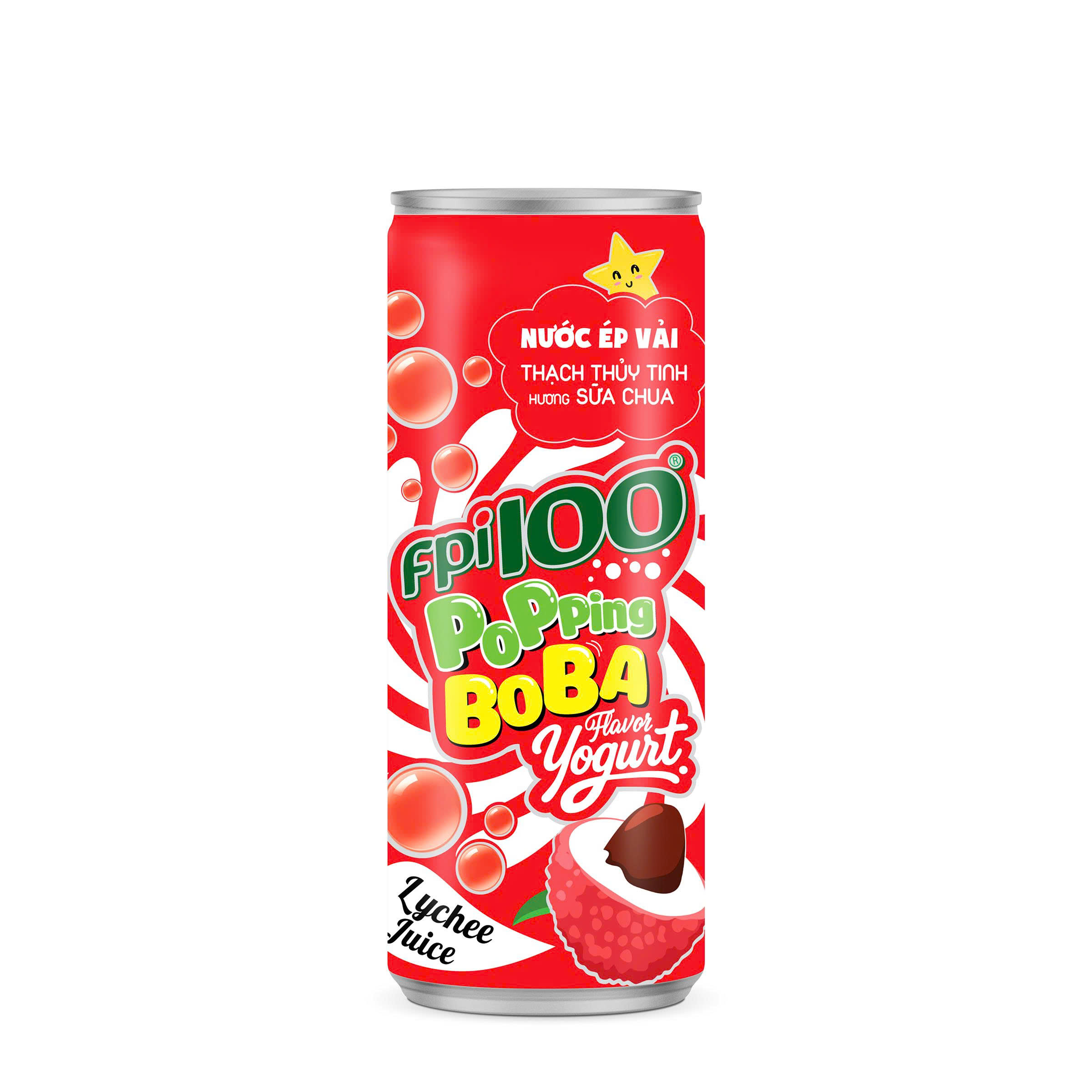 Nước ép vải thạch thuỷ tinh hương FPI100 hương sữa chua