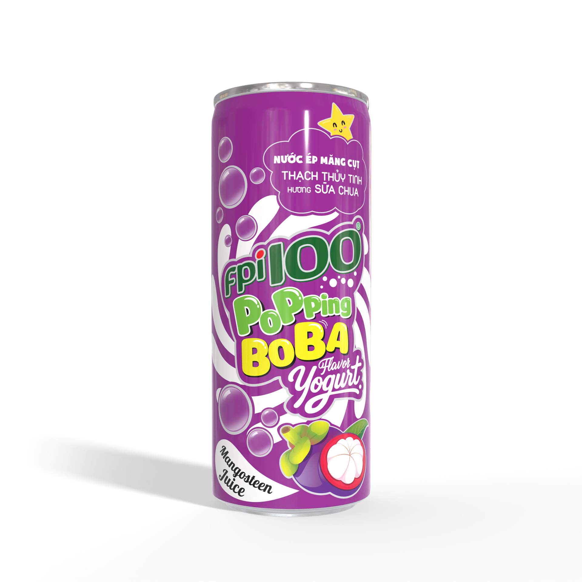 Nước ép măng cụt thạch thuỷ tinh FPI100 hương sữa chua
