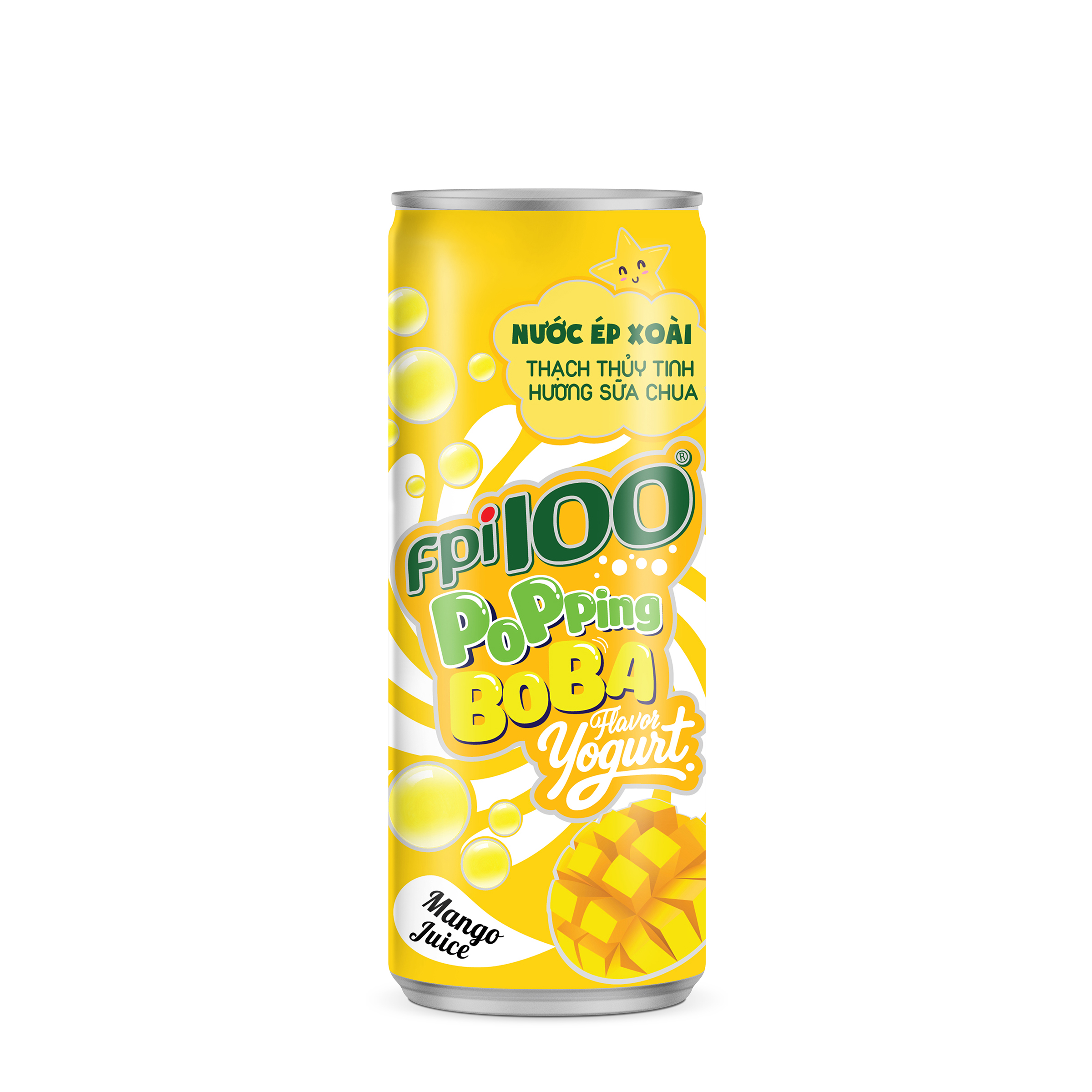 Nước ép xoài thạch thuỷ tinh FPI100 hương sữa chua