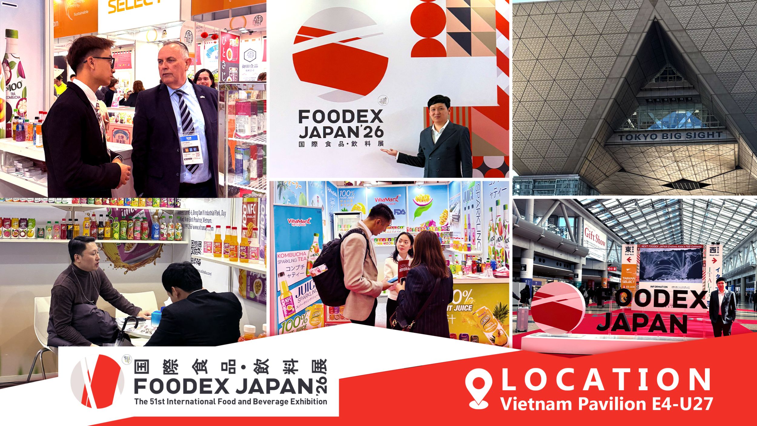VIHAMARK tham dự Hội chợ FOODEX Japan 2026 – Khẳng định vị thế thương hiệu đồ uống Việt Nam trên trường quốc tế