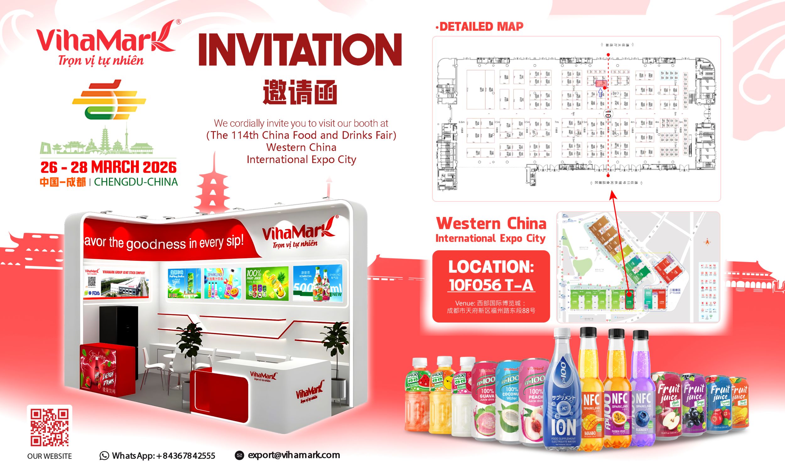 VIHAMARK CÓ MẶT TẠI HỘI CHỢ THỰC PHẨM & ĐỒ UỐNG LỚN NHẤT TRUNG QUỐC !